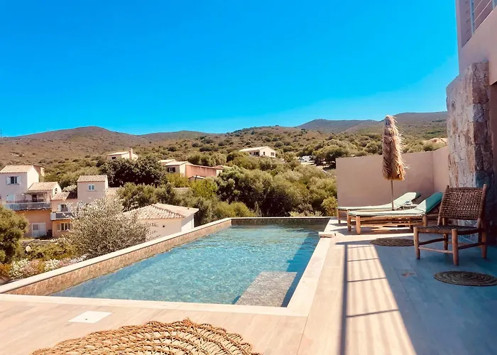 Casa Maredda Bord De Avec Piscine * Palasca
